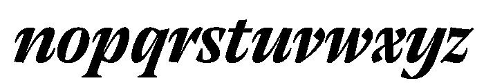 RSTThermal BoldHeadlineItalic Instance Font LOWERCASE