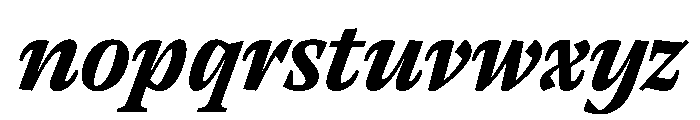 RSTThermal BoldTextItalic Instance Font LOWERCASE