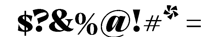 RSTThermal ExtraBoldDisplay Instance Font OTHER CHARS