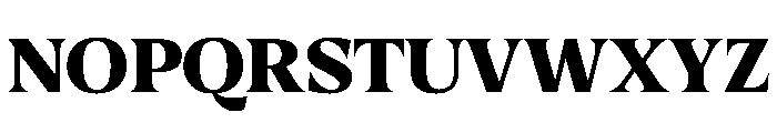 RSTThermal ExtraBoldDisplay Instance Font UPPERCASE