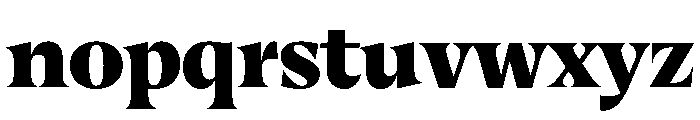 RSTThermal ExtraBoldDisplay Instance Font LOWERCASE