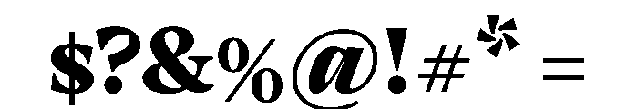 RSTThermal ExtraBoldHeadline Instance Font OTHER CHARS