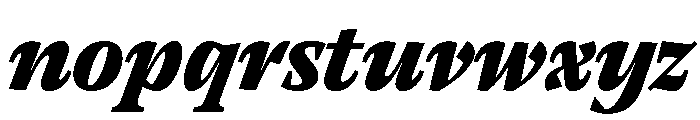 RSTThermal ExtraBoldTextItalic Instance Font LOWERCASE