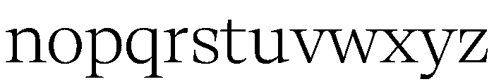 RSTThermal ExtraLightHeadline Instance Font LOWERCASE