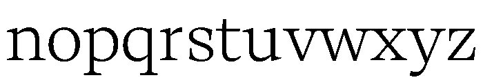 RSTThermal ExtraLightText Instance Font LOWERCASE