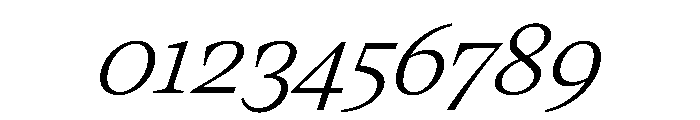 RSTThermal ExtraLightTextItalic Instance Font OTHER CHARS