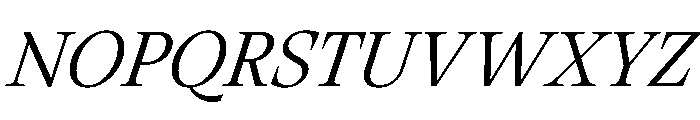 RSTThermal LightHeadlineItalic Instance Font UPPERCASE