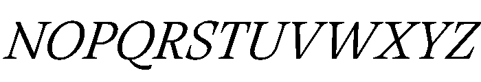 RSTThermal LightTextItalic Instance Font UPPERCASE