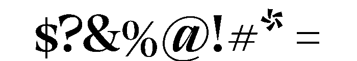 RSTThermal MediumDisplay Instance Font OTHER CHARS