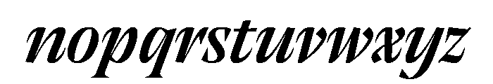 RSTThermal MediumDisplayItalic Instance Font LOWERCASE