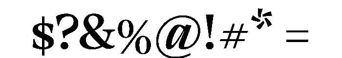 RSTThermal MediumHeadline Instance Font OTHER CHARS