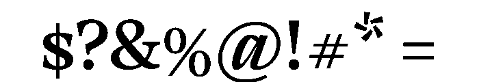 RSTThermal MediumText Instance Font OTHER CHARS
