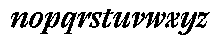 RSTThermal MediumTextItalic Instance Font LOWERCASE