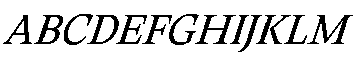RSTThermal RegularTextItalic Instance Font UPPERCASE