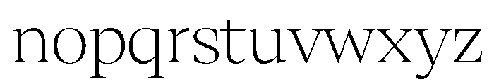 RSTThermal ThinDisplay Instance Font LOWERCASE
