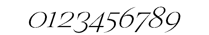 RSTThermal ThinDisplayItalic Instance Font OTHER CHARS