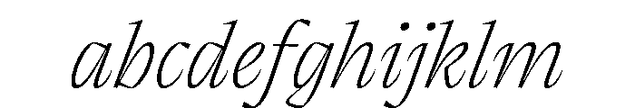 RSTThermal ThinDisplayItalic Instance FONT