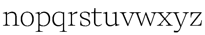 RSTThermal ThinText Instance Font LOWERCASE