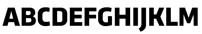 RSTTrasandina Bold Instance Font UPPERCASE