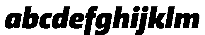 RSTTrasandina ExtraBoldItalic Instance FONT