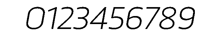 RSTTrasandina ExtralightItalic Instance Font OTHER CHARS