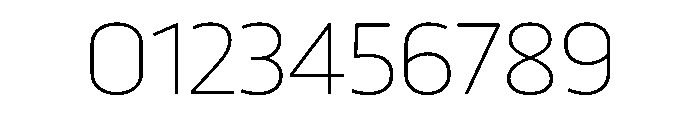 RSTTrasandina Hairline Instance Font OTHER CHARS