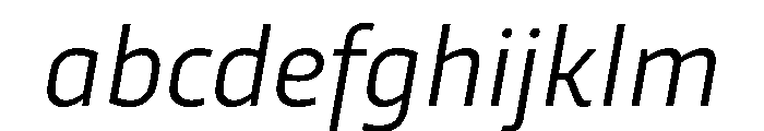 RSTTrasandina LightItalic Instance FONT