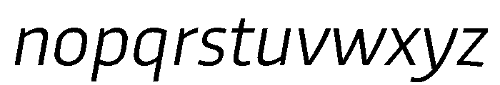 RSTTrasandina LightItalic Instance Font LOWERCASE