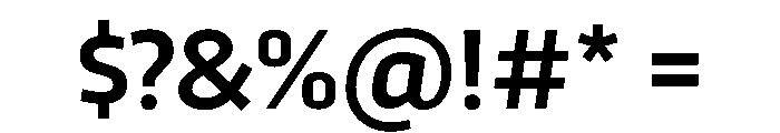 RSTTrasandina Medium Instance Font OTHER CHARS