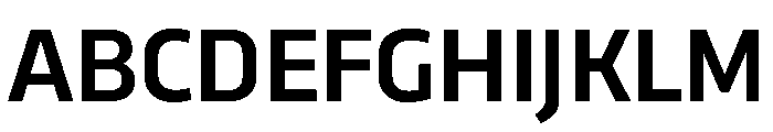RSTTrasandina Medium Instance Font UPPERCASE