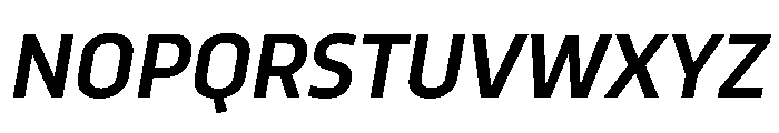 RSTTrasandina MediumItalic Instance Font UPPERCASE