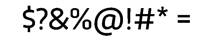 RSTTrasandina Regular Instance Font OTHER CHARS