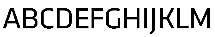 RSTTrasandina Regular Instance Font UPPERCASE