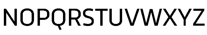 RSTTrasandina Regular Instance Font UPPERCASE