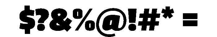 RSTTrasandina Ultra Instance Font OTHER CHARS