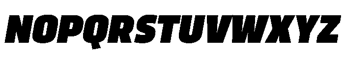 RSTTrasandina UltraItalic Instance Font UPPERCASE