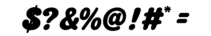 RT Chonzo Regular Font OTHER CHARS