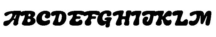RT Chonzo Regular Font UPPERCASE