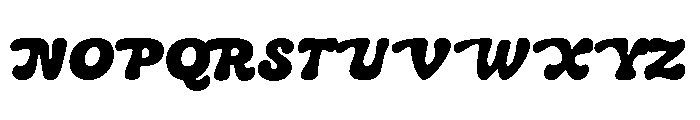 RT Chonzo Regular Font UPPERCASE