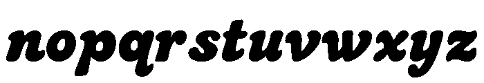 RT Chonzo Regular Font LOWERCASE
