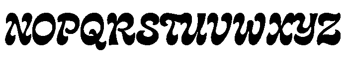RT Morvane Script Regular Font UPPERCASE