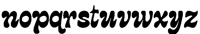 RT Morvane Script Regular Font LOWERCASE