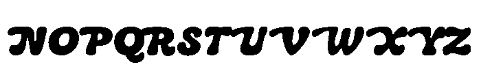RTChonzo-Regular Font UPPERCASE