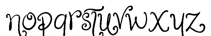 RTMagicalCharm-Regular Font LOWERCASE