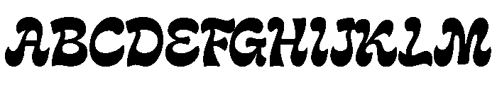RTMorvaneScript-Regular Font UPPERCASE
