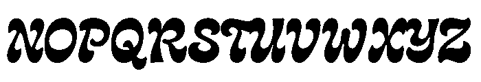 RTMorvaneScript-Regular Font UPPERCASE