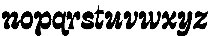 RTMorvaneScript-Regular Font LOWERCASE