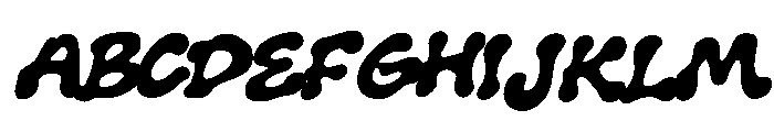 RTWildRoutine-Narrow Font UPPERCASE