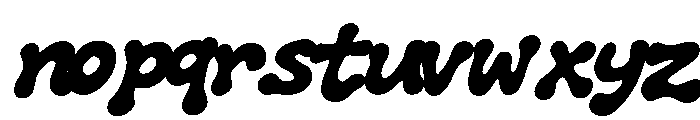 RTWildRoutine-Narrow Font LOWERCASE
