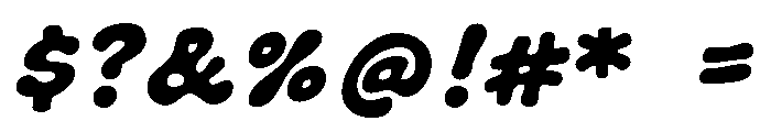 RTWildRoutine-Regular Font OTHER CHARS